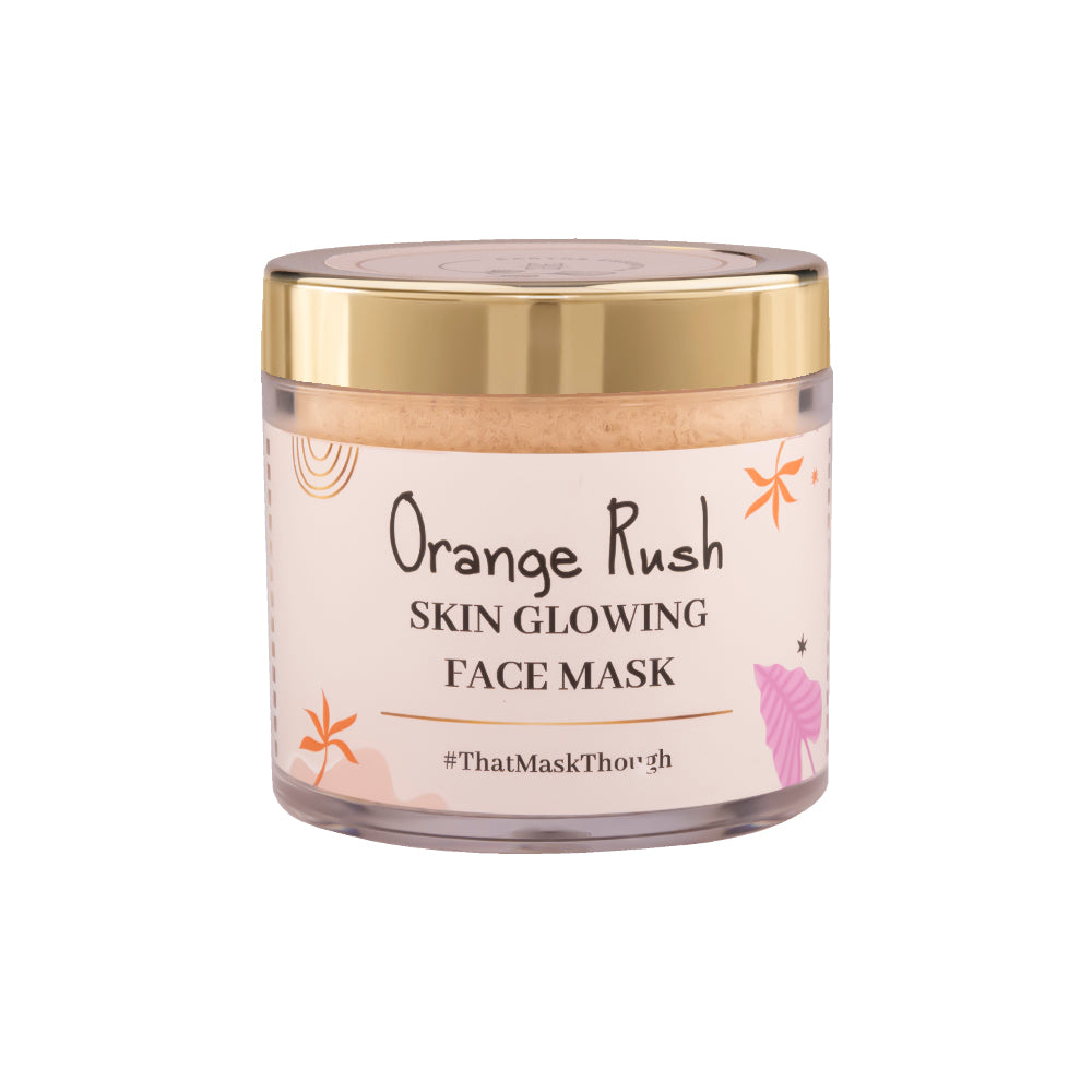 Orange Rush Face Mask