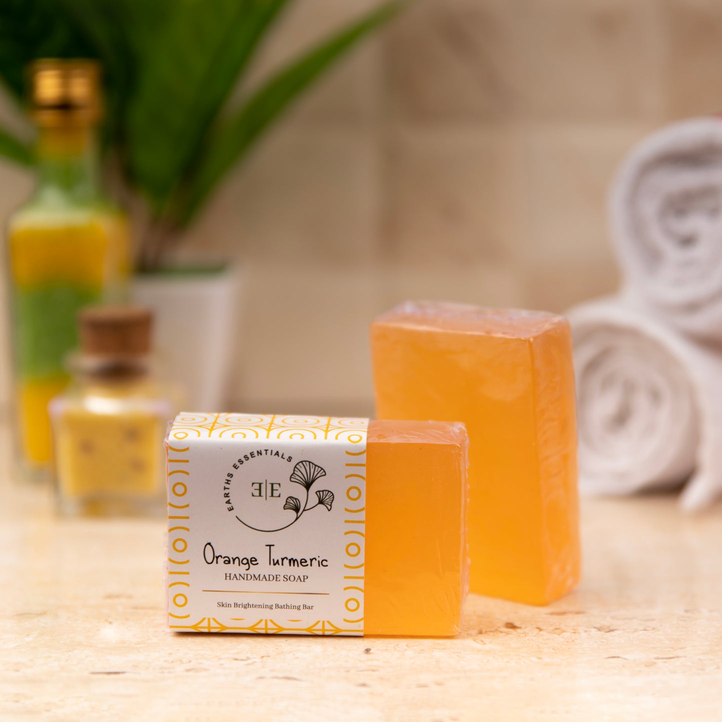 Orange Turmeric Handmade Soap